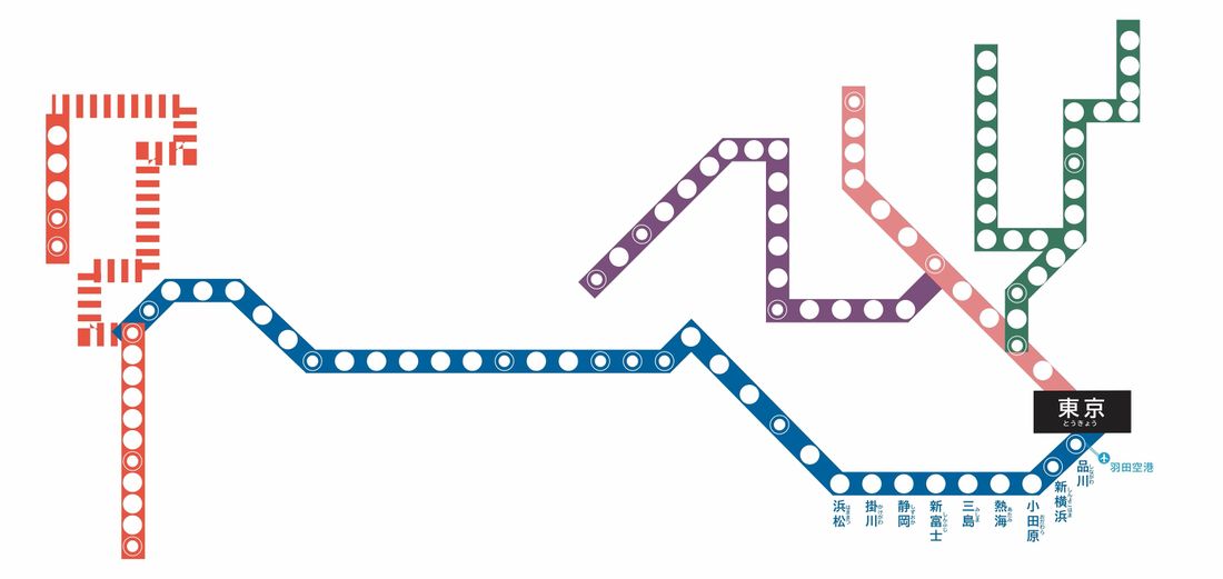 新幹線路線図ラフ案